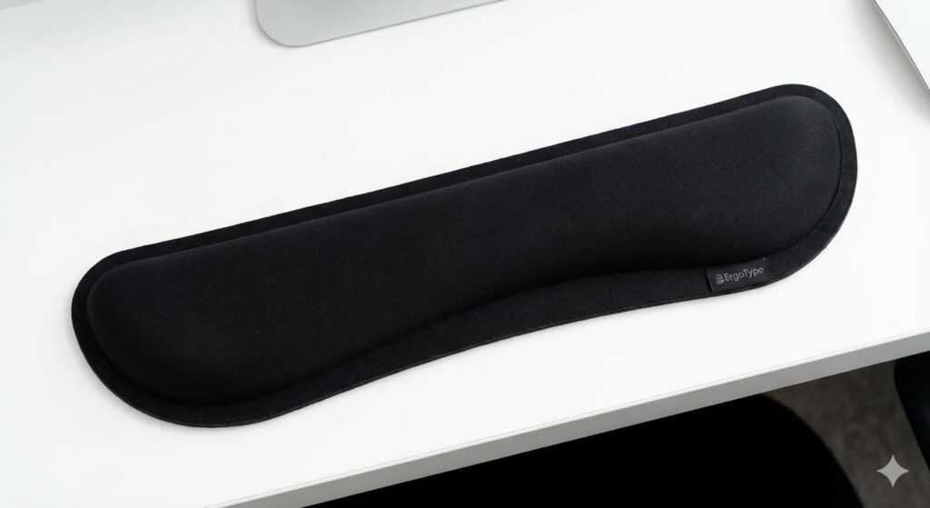 Podkładka pod nadgarstki do klawiatury KeyRest Pro na biurku